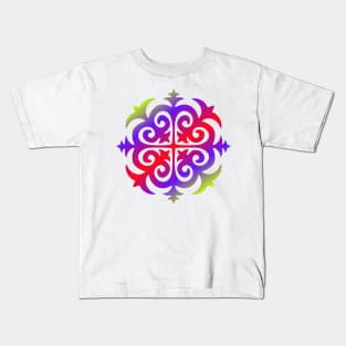 Kyrgyz ornaments Kids T-Shirt